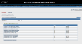 ACATS Output DataFiles