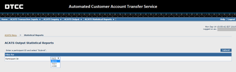 ACATS Output Statistical Reports