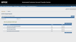 ACATS Output Reports